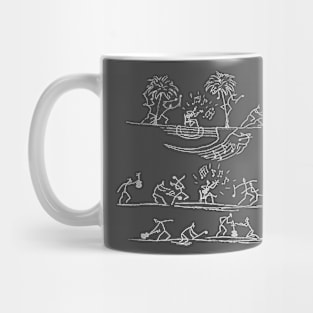 Guitar Stickman Tee Mug